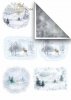Papeles para scrapbooking en sets - invierno*Бумаги для скрапбукинга в наборах - зима